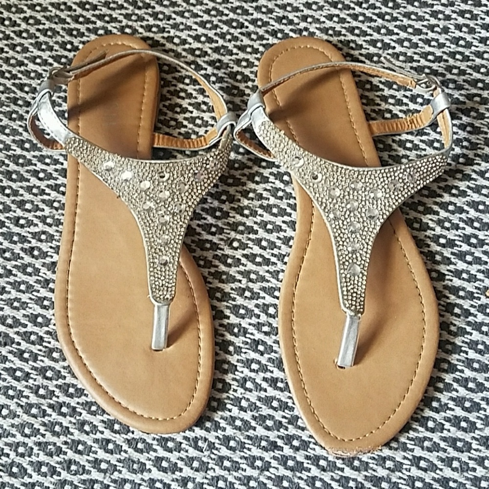 Silver Blush Sandals